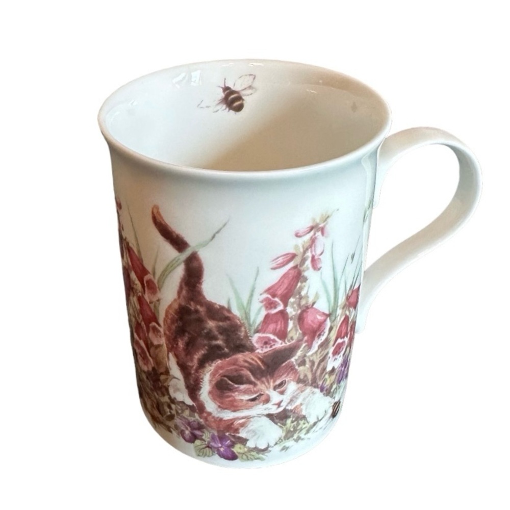 Crown Trent Kittens in the Garden Mug